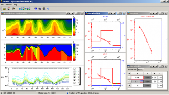 Программа одномерной интерпретации данных электромагнитного сканера Nemfis — Nemfis1d